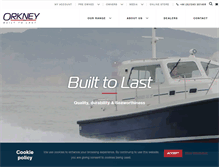 Tablet Screenshot of orkneyboats.com